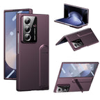 Hidden Folding Stand Frosted Case Cover for Samsung Fold Series