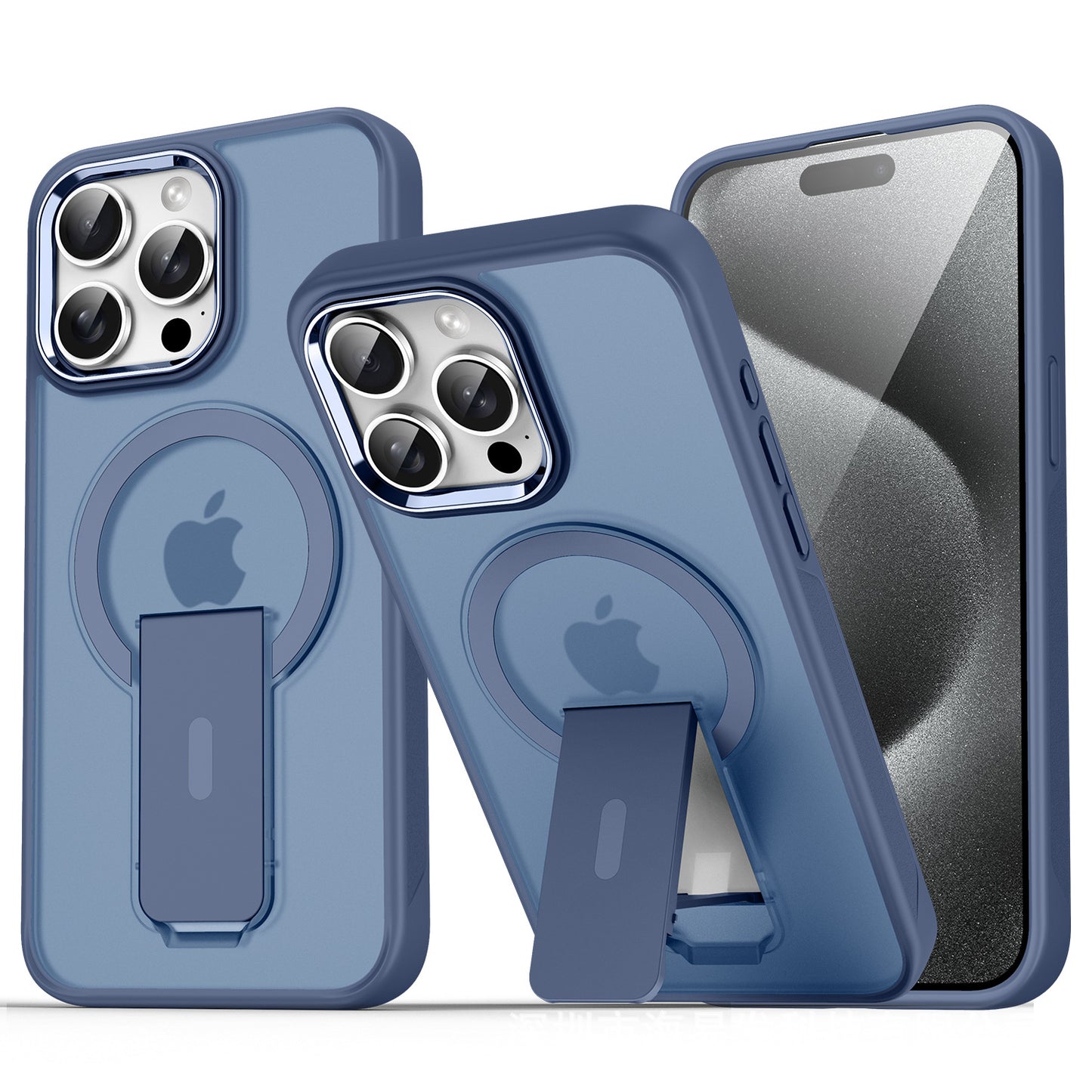 Soft Silicone Vertical Folding Stand Case Cover for iPhone