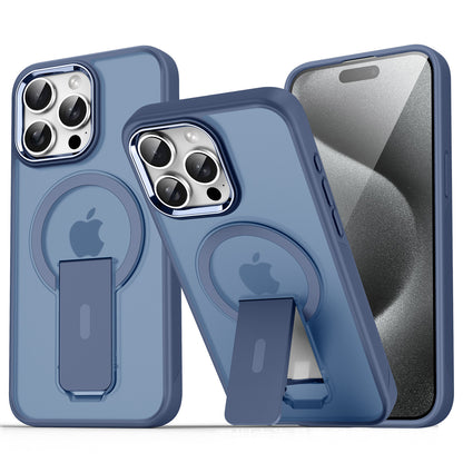 Soft Silicone Vertical Folding Stand Case Cover for iPhone