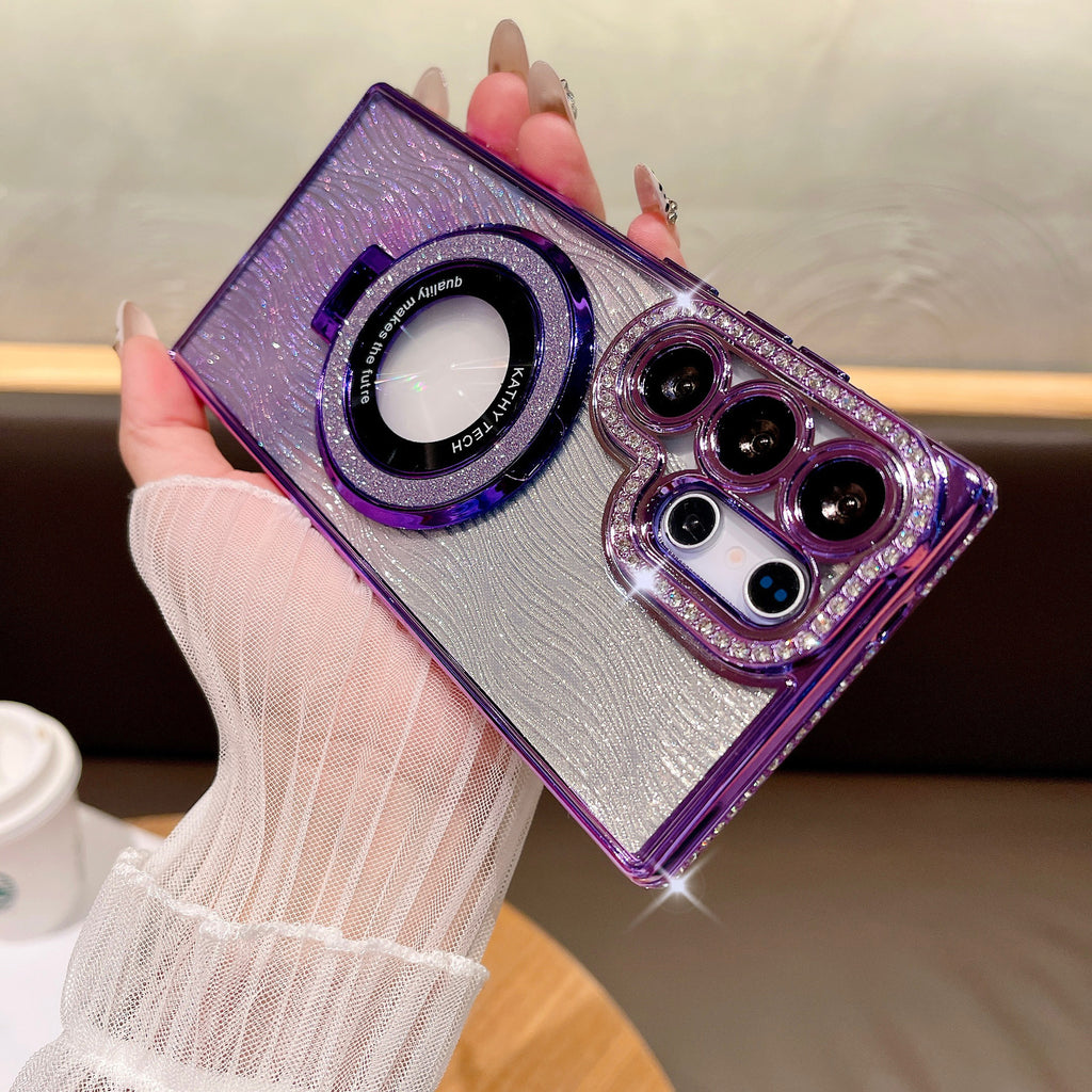 🔥Dazzling Folding Bracket That Sparkles Case Cover for Samsung S Series