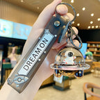 The Floating Astronaut Keychain - A Mini Universe in Your Pocket