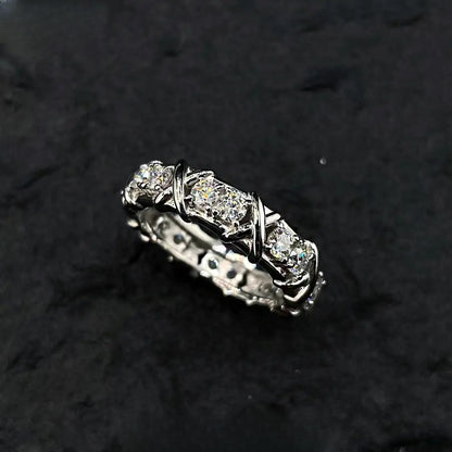 🌙💎 Moonlight Elegance - Moissanite & Silver Ring Collection 💎🌙