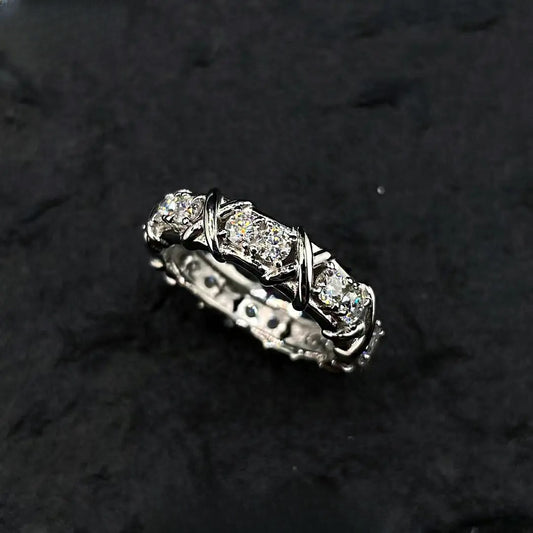 🌙💎 Moonlight Elegance - Moissanite & Silver Ring Collection 💎🌙