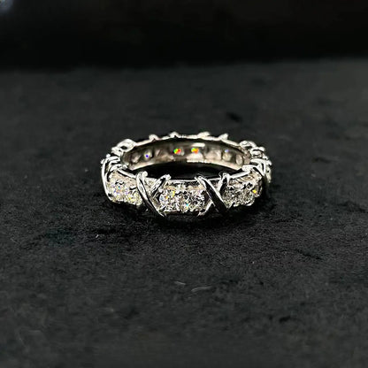 🌙💎 Moonlight Elegance - Moissanite & Silver Ring Collection 💎🌙