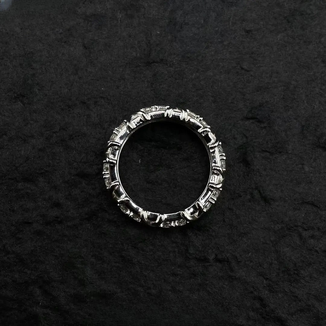 🌙💎 Moonlight Elegance - Moissanite & Silver Ring Collection 💎🌙