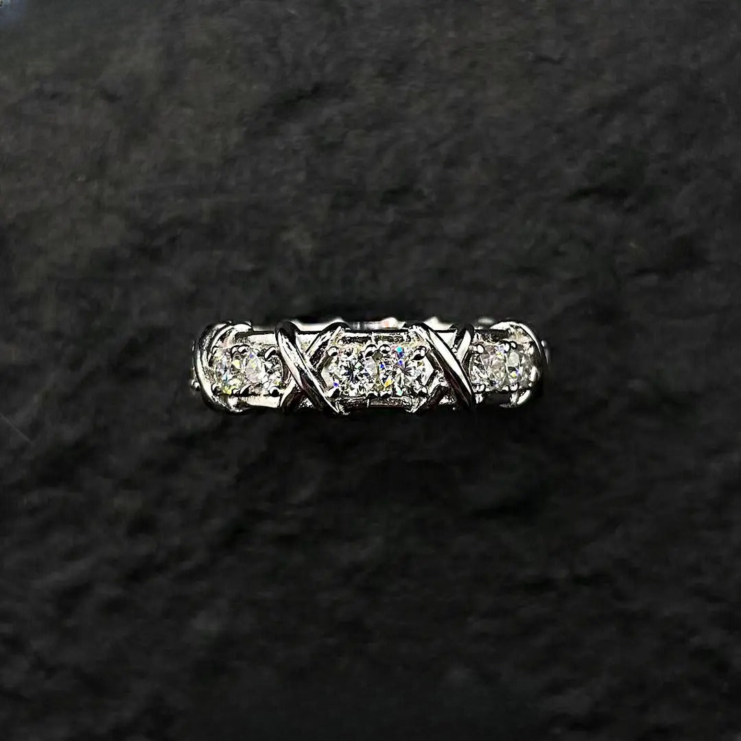 🌙💎 Moonlight Elegance - Moissanite & Silver Ring Collection 💎🌙
