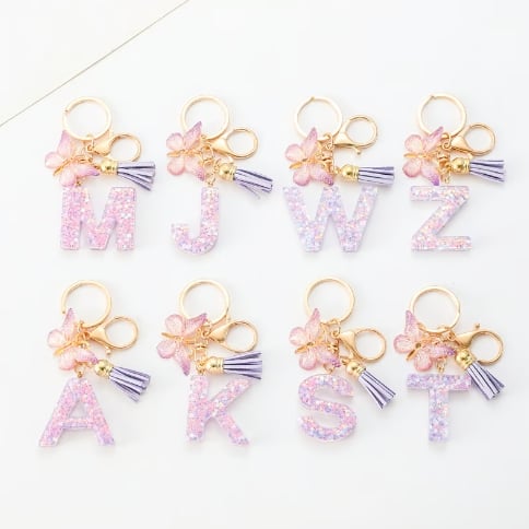 ✨LAST DAY PROMOTION - 50%OFF✨Initial Letter Keychains