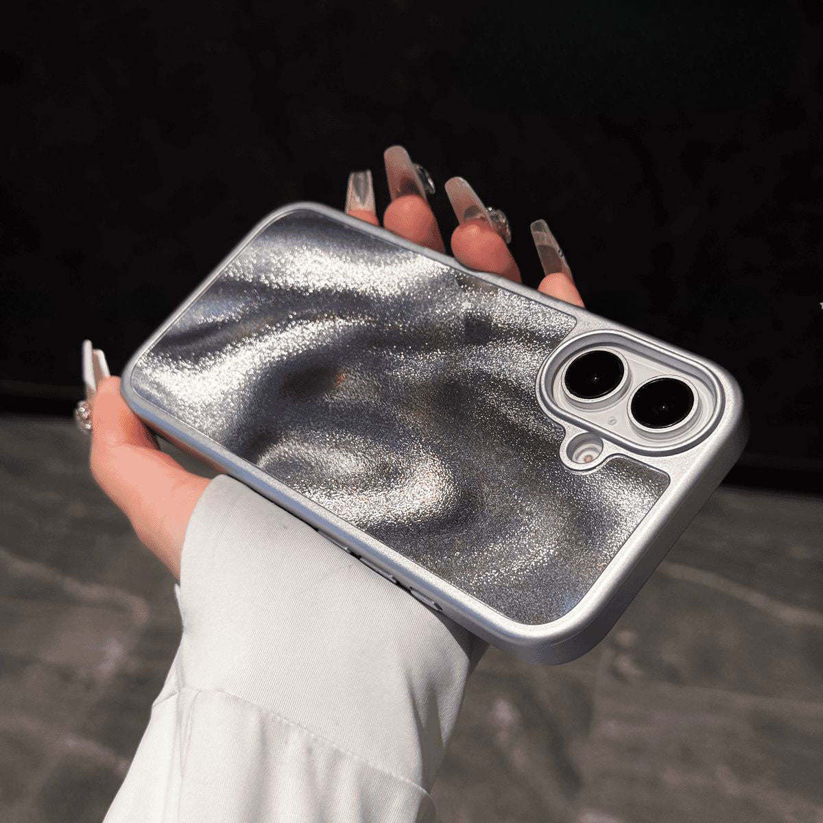 Glittering Gold Shimmering Sand Case Cover for iPhone