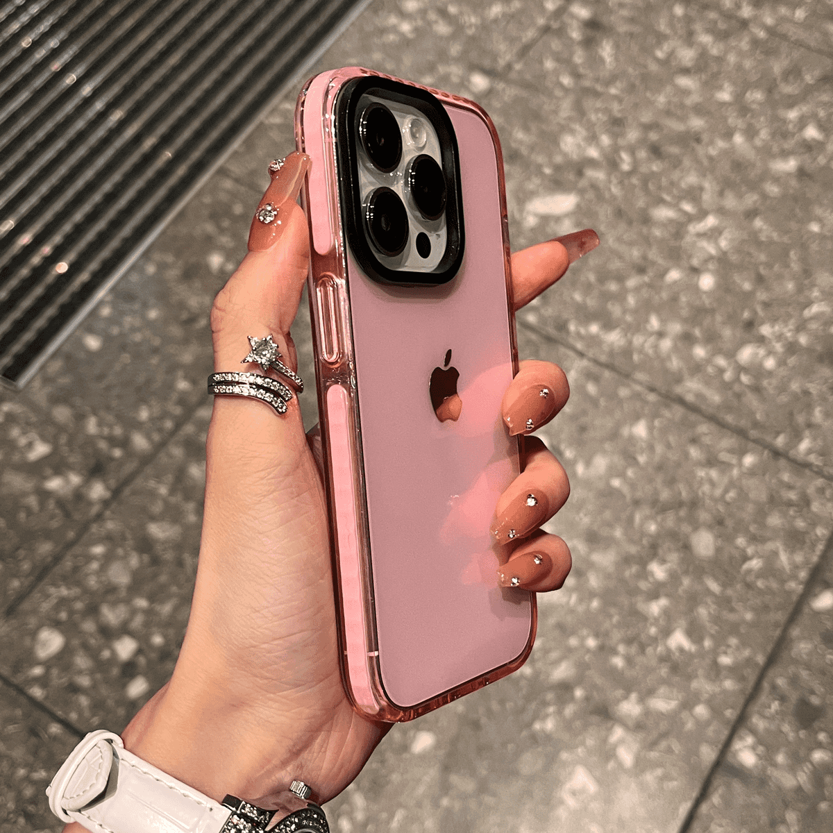 Semi-transparent Fluorescent Case Cover for iPhone