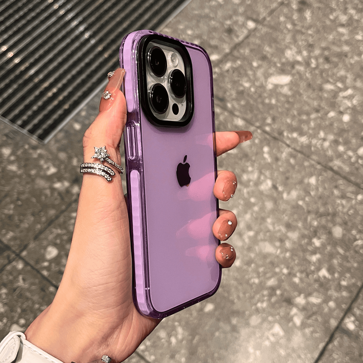Semi-transparent Fluorescent Case Cover for iPhone