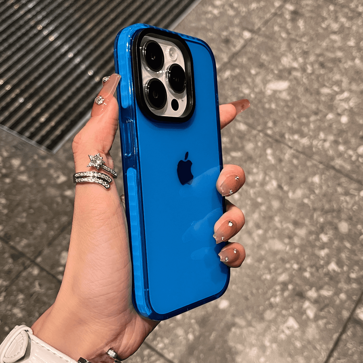 Semi-transparent Fluorescent Case Cover for iPhone