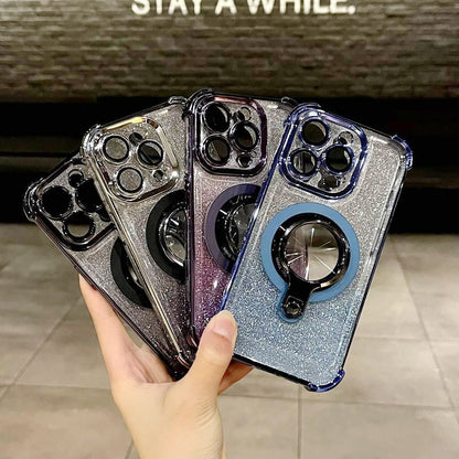 Metal Folding Stand Hollowed-out Case Cover for iPhone - Buy 2: FREE SHIPPING🛫 & 40% OFF 2nd🔥