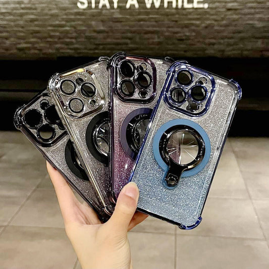 Metal Folding Stand Hollowed-out Case Cover for iPhone - Buy 2: FREE SHIPPING🛫 & 40% OFF 2nd🔥