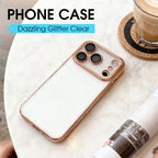 Glittering Starry Sky Electroplated Frame Case Cover for iPhone