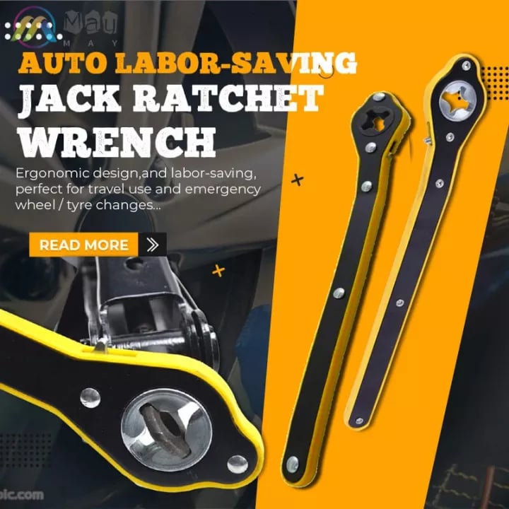 🔥Auto Labor-saving Jack Ratchet Wrench