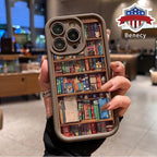 3D Bookcase Case Cover for iPhone