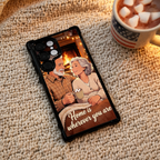 Warm Elderly Couple Quote Anti-Drop Case Cover for Samsung S Series