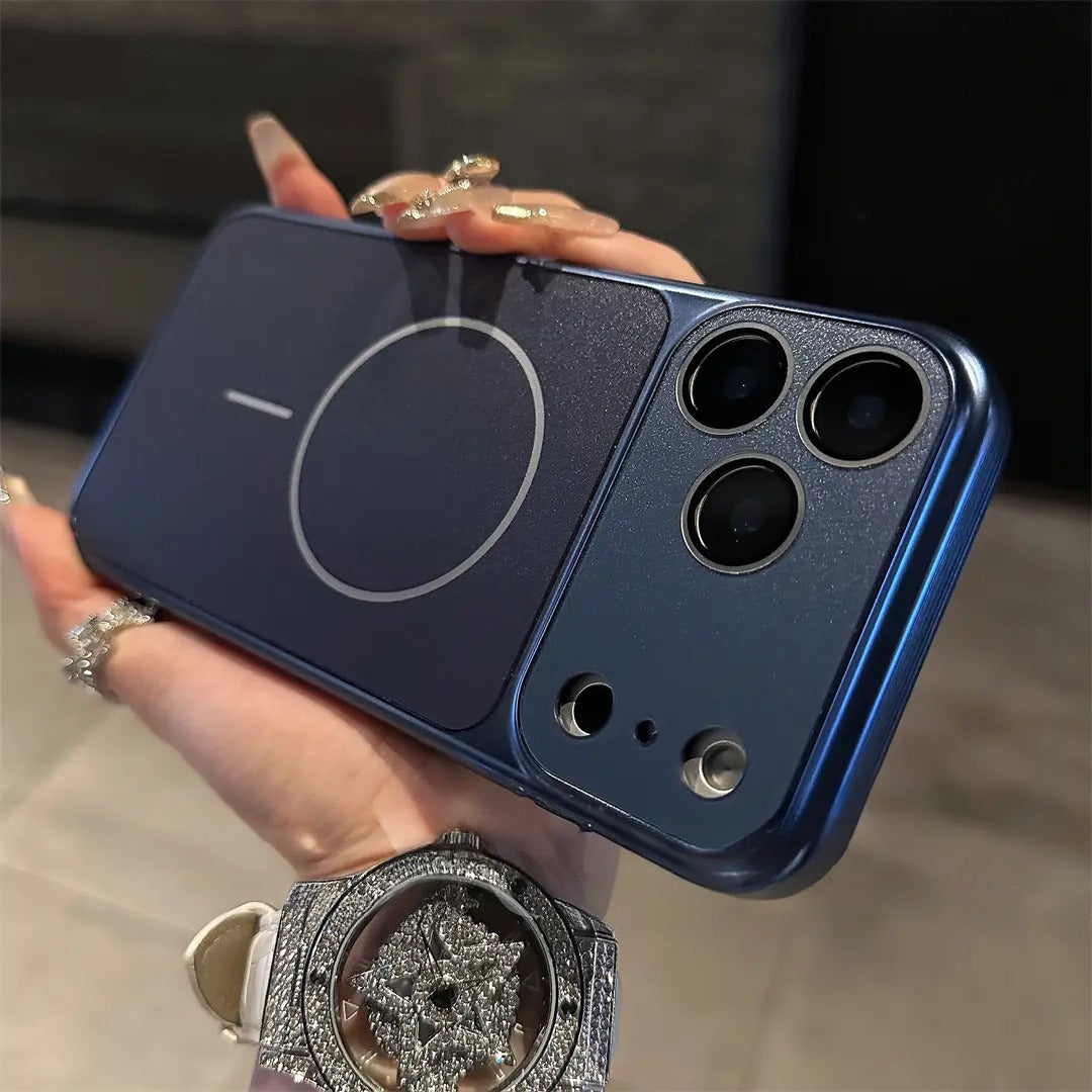 Magnetic Clutch with Metallic Finish Case for iPhone