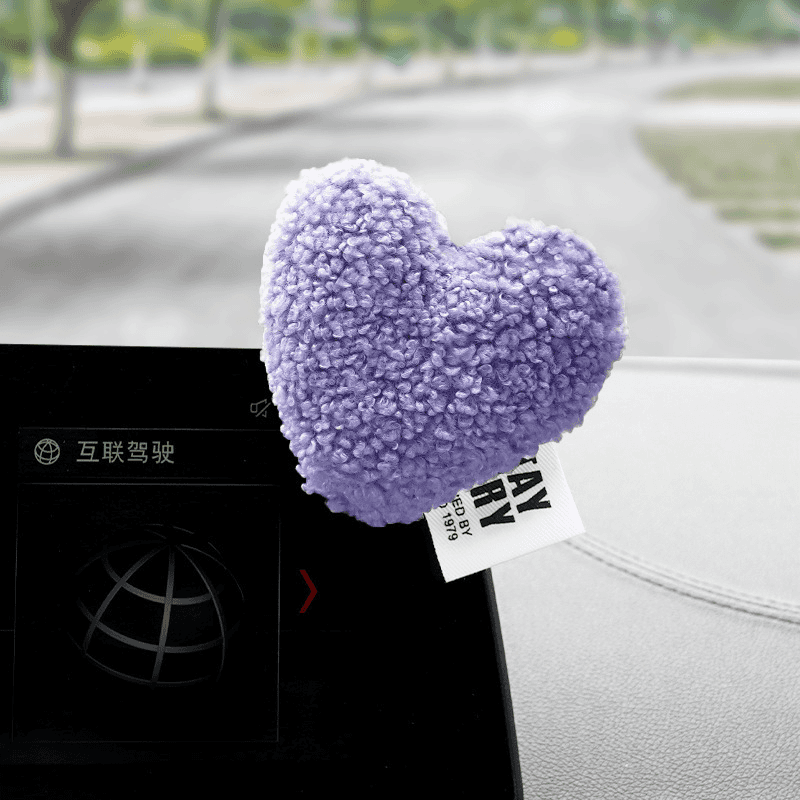 💖✨ Wrap Your World in Softness! Fluffy Heart Decor with No-Residue Glue ✨💖