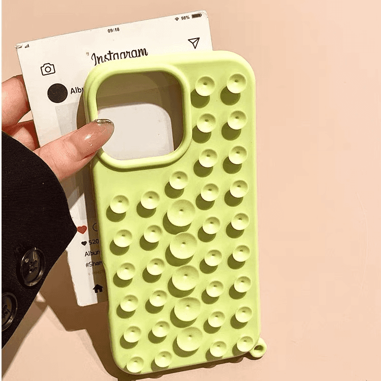Sticky Suction Cup Case Cover for iPhone