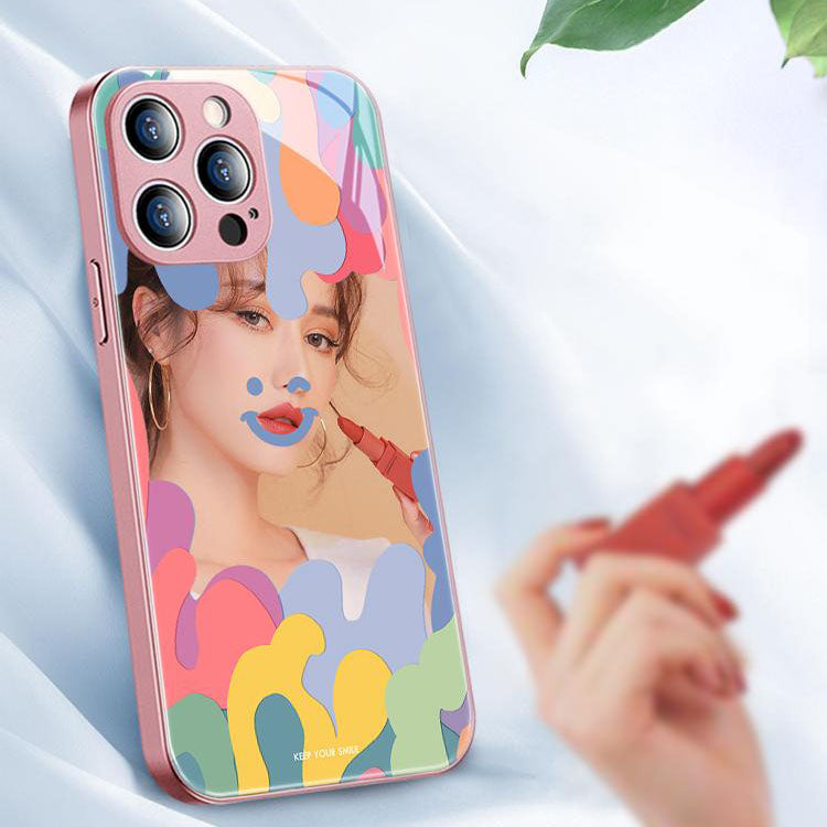 Smiley Mirror Case Cover for iPhone