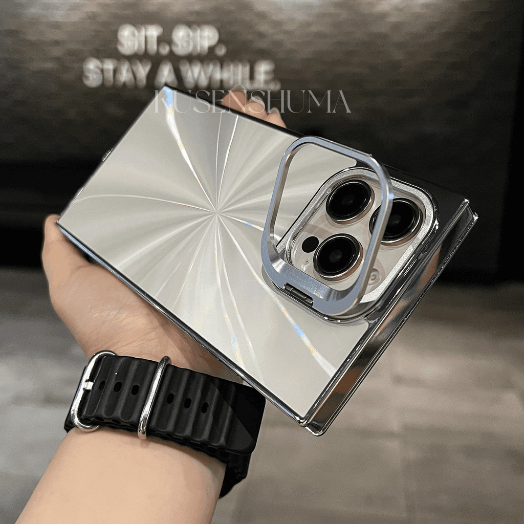 Creative CD Pattern Metal Lens Protection Frame Case Cover for iPhone——🔥Second Item at 40% Off