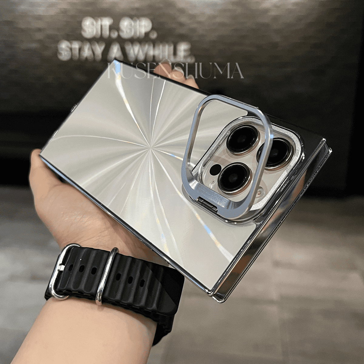 Creative CD Pattern Metal Lens Protection Frame Case Cover for iPhone——🔥Second Item at 40% Off