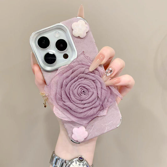 3D Velvet Flower Case Cover for iPhone——🔥Second Item at 40% Off
