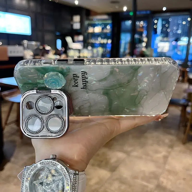 Keep Smiling Foldable Lens Protector Case for iPhone - Buy 2: FREE SHIPPING🛫 & 40% OFF 2nd🔥