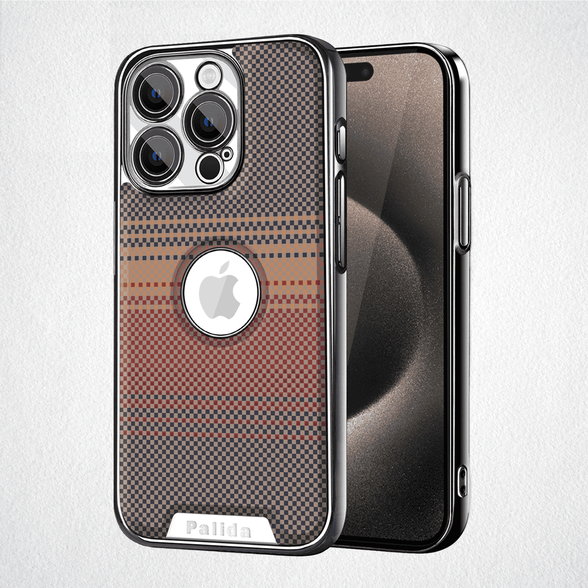 Carbon Fibre Hollow Design Case Cover for iPhone