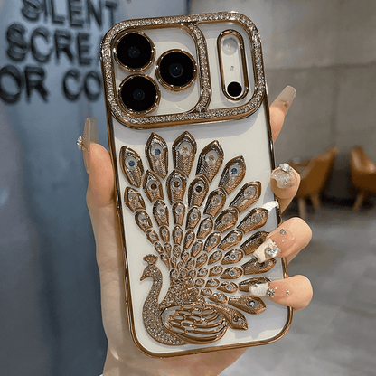 Black Glaze with Gold Threads Case for iPhone