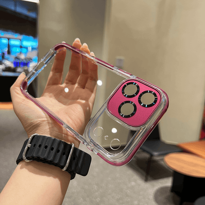 Thickened Impact-Resistant TPU Edge Transparent Case Cover for iPhone