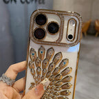 Black Glaze with Gold Threads Case for iPhone