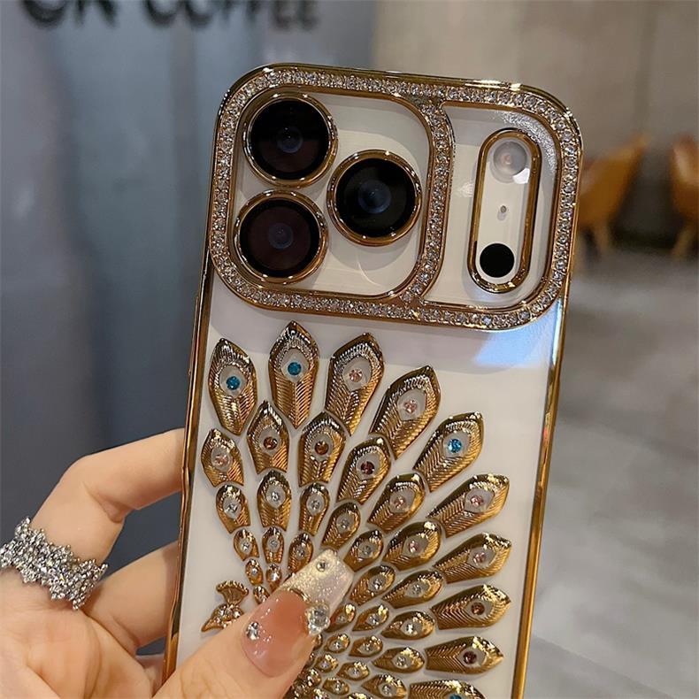 Black Glaze with Gold Threads Case for iPhone