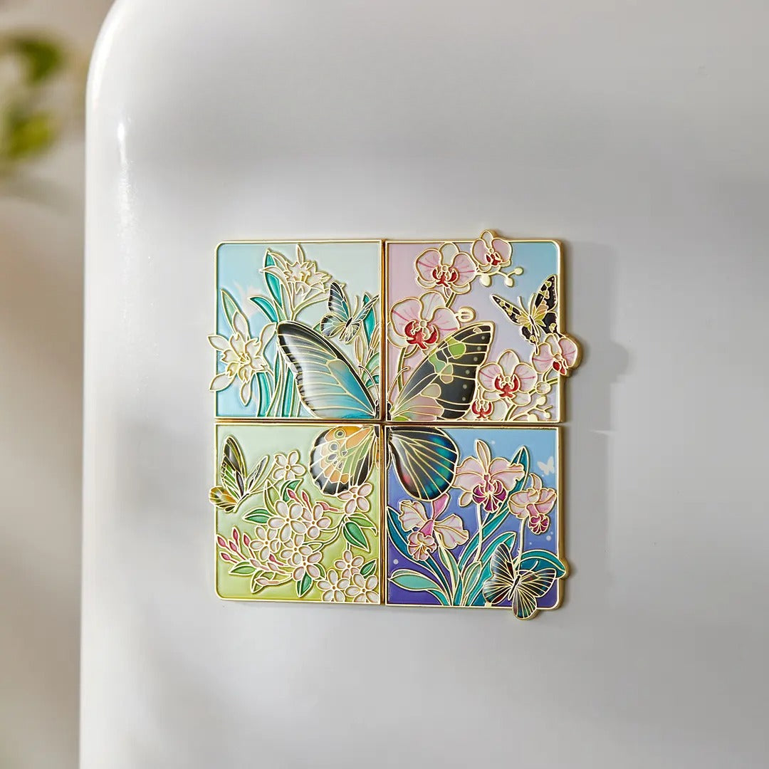 🦋✨ GlowWing Magnets - Illuminate Your Kitchen with Magical Light! ✨🦋