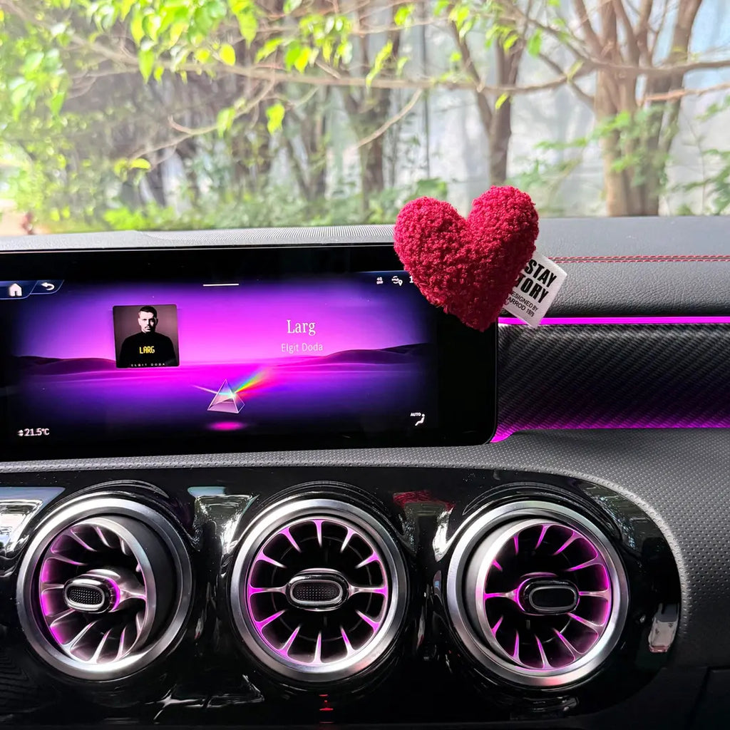 💖✨ Wrap Your World in Softness! Fluffy Heart Decor with No-Residue Glue ✨💖