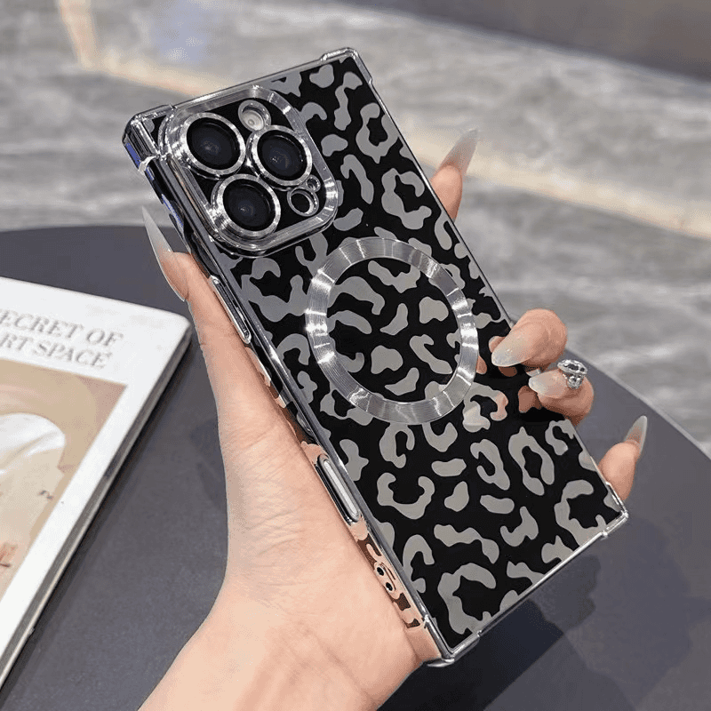 Wild Leopard Print Magnetic Case Cover for iPhone——🔥Second Item at 40% Off