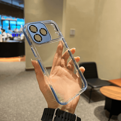Thickened Impact-Resistant TPU Edge Transparent Case Cover for iPhone