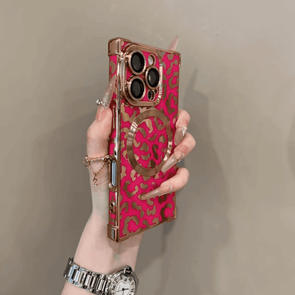 Wild Leopard Print Magnetic Case Cover for iPhone——🔥Second Item at 40% Off