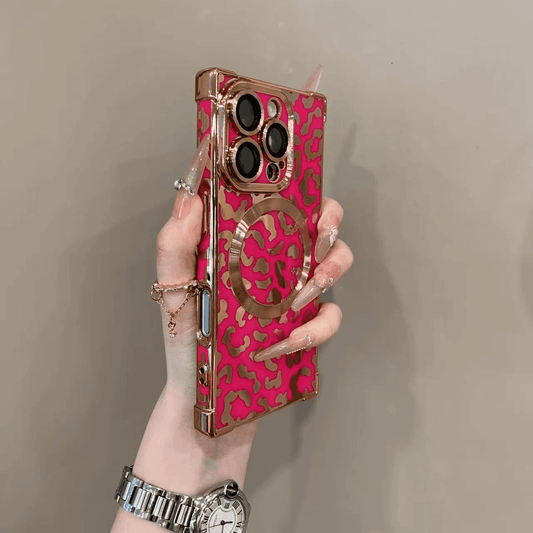 Wild Leopard Print Magnetic Case Cover for iPhone——🔥Second Item at 40% Off