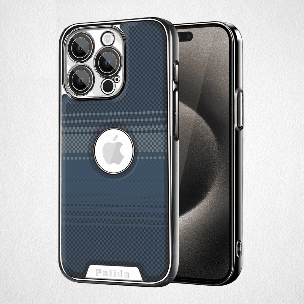 Carbon Fibre Hollow Design Case Cover for iPhone