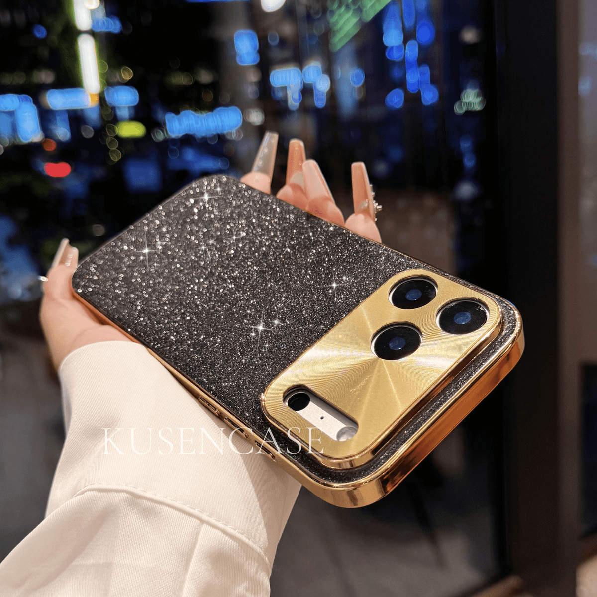 Glitter Particle CD Lens Protector Frame Case for iPhone - Buy 2: FREE SHIPPING🛫 & 40% OFF 2nd🔥