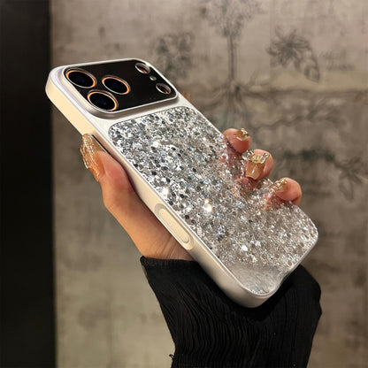 Glitter and Sequins Large Window Lens Protective iPhone Case - Buy 2: FREE SHIPPING🛫 & 40% OFF 2nd🔥