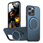 2-in-1 PC + Soft Silicone Magnetic Damping Stand Case Cover for iPhone