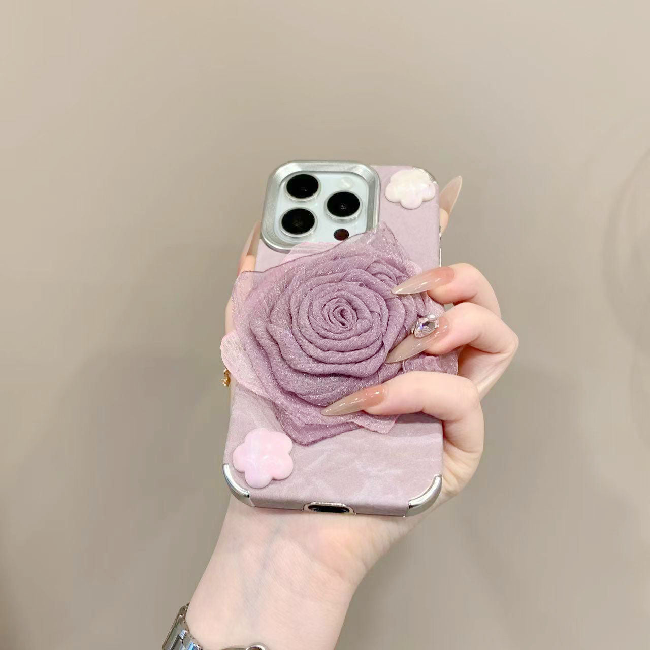 3D Velvet Flower Case Cover for iPhone——🔥Second Item at 40% Off