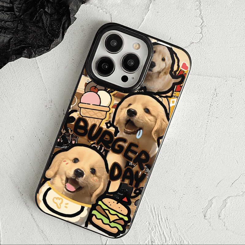 Drooling dog Case Cover for iPhone