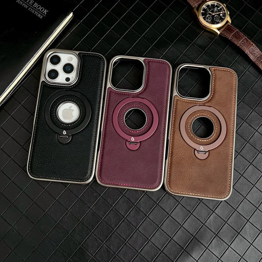 Hand-stitched Genuine Leather Case for iPhone