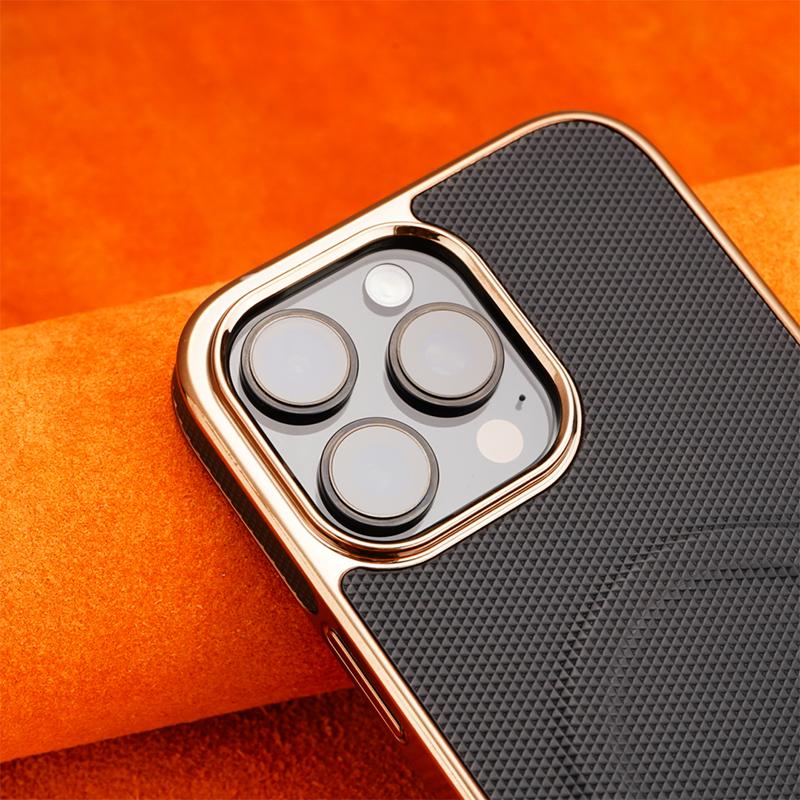 Leather Strong Magnetic Suction Ring Case Cover for iPhone
