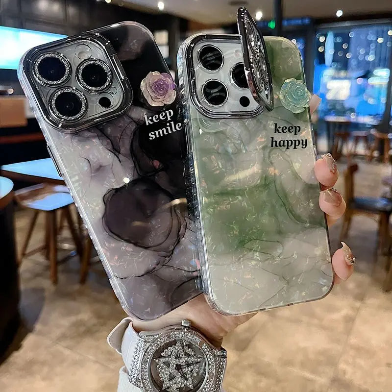 Keep Smiling Foldable Lens Protector Case for iPhone - Buy 2: FREE SHIPPING🛫 & 40% OFF 2nd🔥