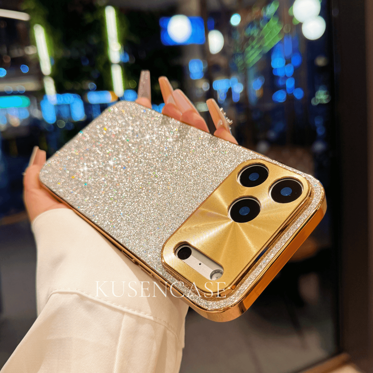Glitter Particle CD Lens Protector Frame Case for iPhone - Buy 2: FREE SHIPPING🛫 & 40% OFF 2nd🔥
